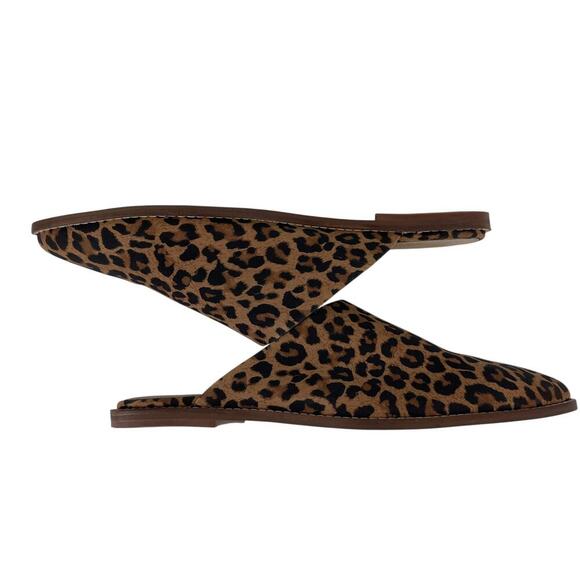 Seychelles Leopard Print Mule Slides Size 8.5 Festival Western Rodeo - Picture 4 of 10